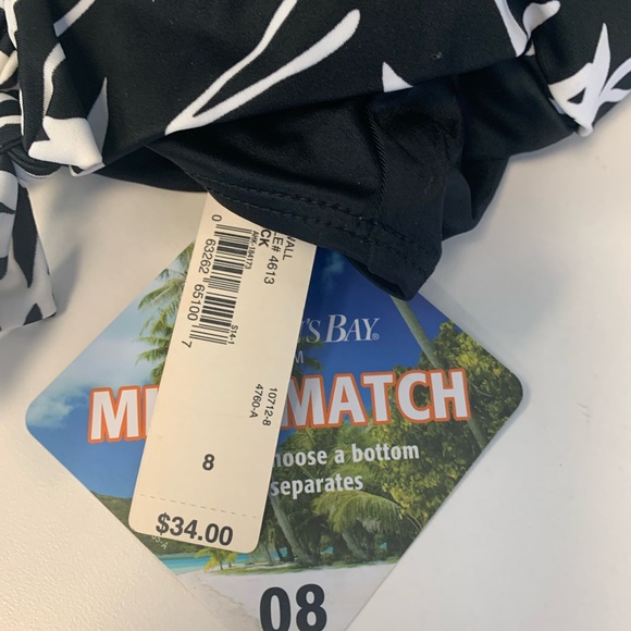 5 for $25-NWT St Johns Bay black and white bottoms size 8 - Picture 15 of 16